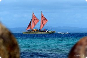 Recreated Polynesian voyaging canoe