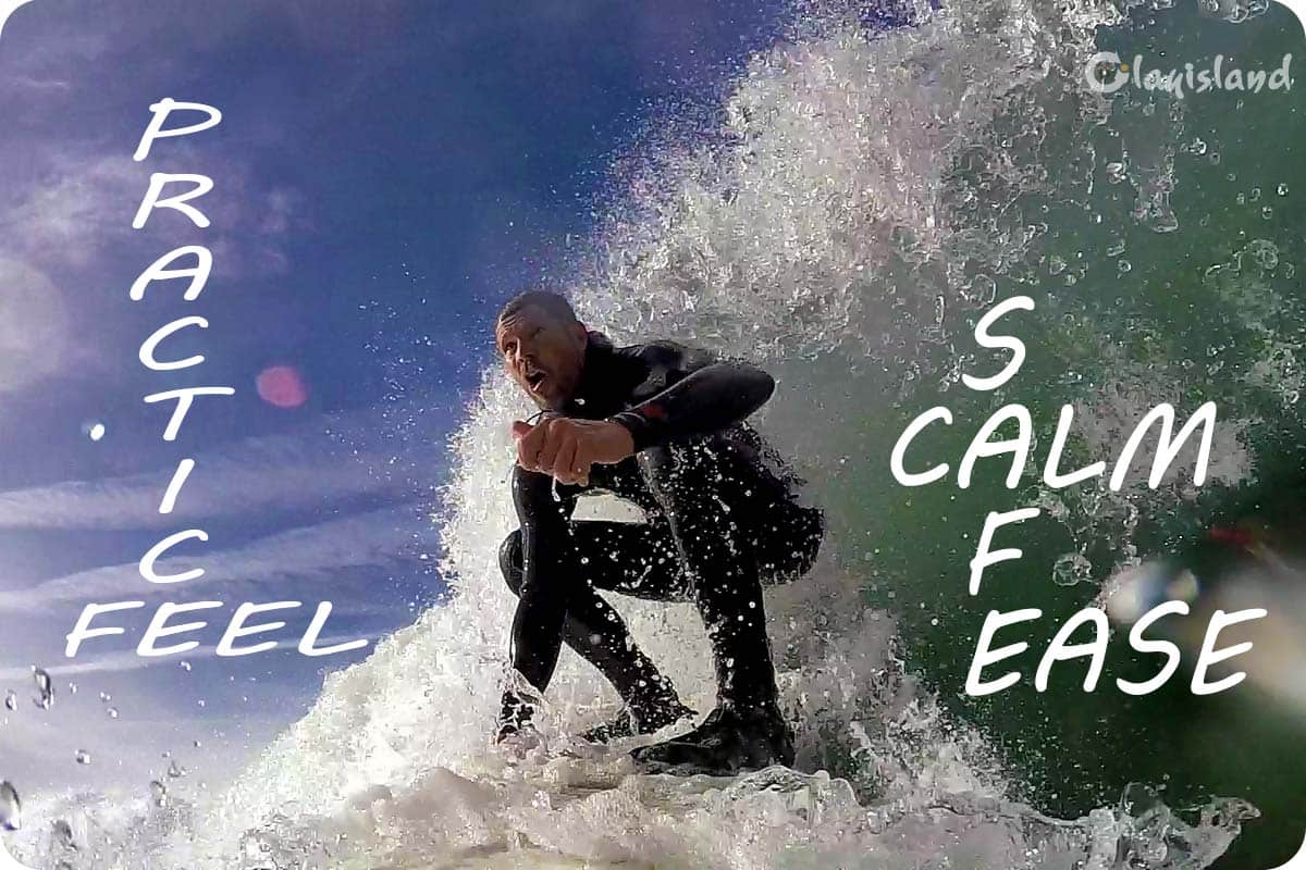 Feel Calm. Feel at ease картинки. Bop - surfing the Anxiety Waves. Келли Слейтер обои.